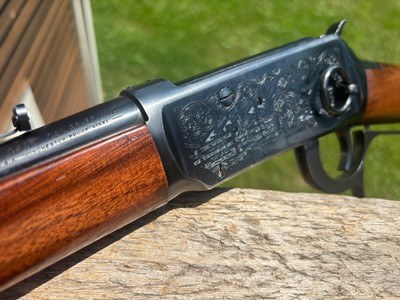 Winchester 94 AE Trapper enhanced (engraved) Saddle Ring 38-55 As New - Image 12 of 12