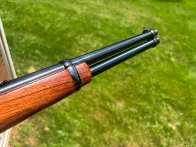 Winchester 94 AE Trapper enhanced (engraved) Saddle Ring 38-55 As New - Image 4 of 12