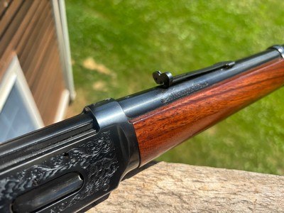 Winchester 94 AE Trapper enhanced (engraved) Saddle Ring 38-55 As New - Image 5 of 12