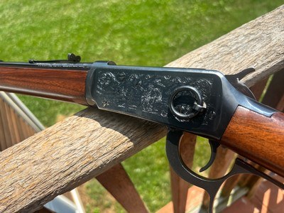 Winchester 94 AE Trapper enhanced (engraved) Saddle Ring 38-55 As New - Image 8 of 12