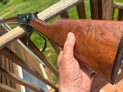 Winchester 94 AE Trapper enhanced (engraved) Saddle Ring 38-55 As New - Image 7 of 12
