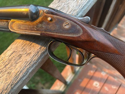 LeFever H Grade 16 ga Sidelock Ex Original Conditon Equal to Parker and True Fox guns (see AI description attached) - Image 4 of 17