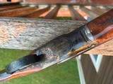 Parker 28 ga Repro DHE As New In Correct Leather Case With Outer Canvass ,Snap Caps And Key...Straight Stock (we have 3) - Image 19 of 20