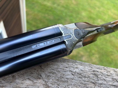 Merkel 360EL (Deluxe Grade) 410 One Of One Hundred. Entirely Hand Made Fully Engraved With Game Scenes And Signed As New RARE - Image 7 of 12