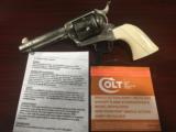 COLT 45LC SINGLE ACTION ANTIQUE NICKEL W/IVORY GRIPS
- 2 of 15