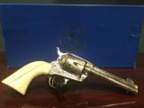COLT 45LC SINGLE ACTION ANTIQUE NICKEL W/IVORY GRIPS
- 9 of 15