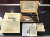 **1949** COLT 1911 .38 SUPER (IN BOX WITH PAPERWORK 100%) - 1 of 15