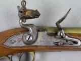 W. Ketland & Co. Brass Barrel Colonial Flintlock Pistol - 4 of 10