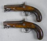 Westley Richards 65 Caliber, Cased Pair Of Man Stopper Pistols - 2 of 15