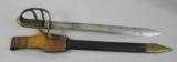 German Artillery Short Sword With Original Leather Scabbard RARE - 2 of 13