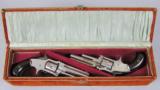 Marlin XXX Standard 1872 Cased Pair Pocket Revolvers