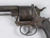 Rare 50 Caliber Centerfire D.A. 5 Shot Belgium Revolver. - 3 of 7