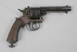 Rare 50 Caliber Centerfire D.A. 5 Shot Belgium Revolver. - 1 of 7