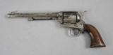 Colt Single Action Army 45 7.5” Nickel Matching - 1 of 10