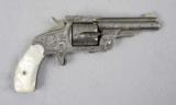 S&W First Model 38, Baby Russian Engraved With M.O.P. Grips - 10 of 11
