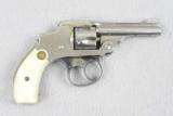 S&W 32 Safety First Model, 90% Nickel, MOP Grips, Leather - 1 of 10