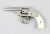 S&W 32 Safety First Model, 90% Nickel, MOP Grips, Leather - 3 of 10
