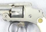S&W 32 Safety First Model, 90% Nickel, MOP Grips, Leather - 4 of 10