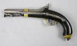 French Model 1837 Navy Service Pistol with Belt Hook - 2 of 11