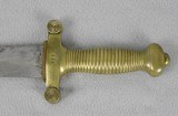 French Model 1831 Foot Artillery Sword With Scabbard - 4 of 8