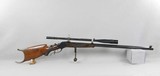 Winchester Model 1885 High Wall Schuetzen Rifle #4 Barrel/Letter - 1 of 14