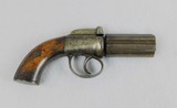 British 6 Shot D.A. 32 Caliber Pepperbox Pistol - 1 of 5
