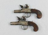 Archer Flintlock Pocket Pistols, London (PAIR) - 2 of 7