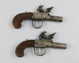 Archer Flintlock Pocket Pistols, London (PAIR) - 1 of 7