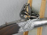 Clarbough .465 Caliber Engraved Cased Flintlock Pistol - 4 of 10
