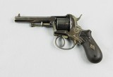 LeFaucheux 7 mm French D.A. Pinfire Revolver - 2 of 6