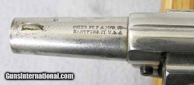 Colt New House Model Revolver Etched Panel - Image 7 of 7
