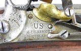 U.S. Model 1814 H. Deringer Flintlock Rifle - 9 of 10