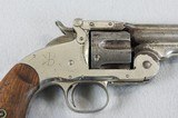 S&W 1st Model Schofield 45 S&W Revolver 7 inch, Nickel - 4 of 10