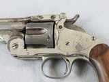 S&W 1st Model Schofield 45 S&W Revolver 7 inch, Nickel - 3 of 10