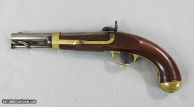 U.S. Aston Model 1842 Percussion 54 Caliber Pistol