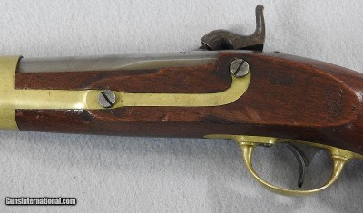 U.S. Aston Model 1842 Percussion 54 Caliber Pistol - Image 4 of 9