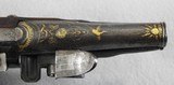 French Fancy Early Engraved Pocket Flintlock Pistol 53 Cal. - 6 of 12