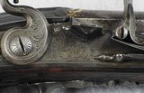 French Fancy Early Engraved Pocket Flintlock Pistol 53 Cal. - 8 of 12