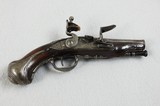 French Fancy Early Engraved Pocket Flintlock Pistol 53 Cal. - 1 of 12