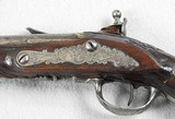 French Fancy Early Engraved Pocket Flintlock Pistol 53 Cal. - 3 of 12