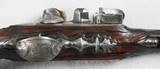 French Fancy Early Engraved Pocket Flintlock Pistol 53 Cal. - 5 of 12