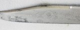 Manson Sheffield Bowie Etched 6 3/4” Blade - 4 of 10