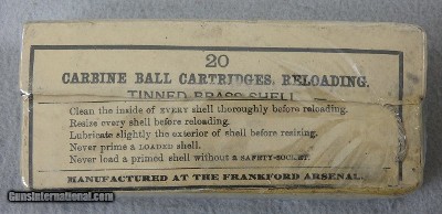 Frankford Arsenal Cartridges Carbine 45 Ball Tinned Brass (20)