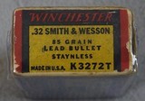S&W, Winchester made .32 CF Smith & Wesson 85 grain bullet - 3 of 4