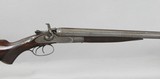 J.P. Clabrough Engraved 12 Gauge Hammer Gun