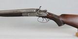 J.P. Clabrough Engraved 12 Gauge Hammer Gun - 2 of 23