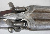J.P. Clabrough Engraved 12 Gauge Hammer Gun - 7 of 23