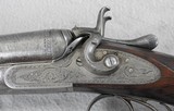 J.P. Clabrough Engraved 12 Gauge Hammer Gun - 11 of 23