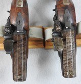 William Parker, A Pair OF 58 Caliber Flintlock Pistols - 8 of 14