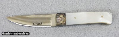Tsoulas Custom Engraved With Mother Of Pearl Scales